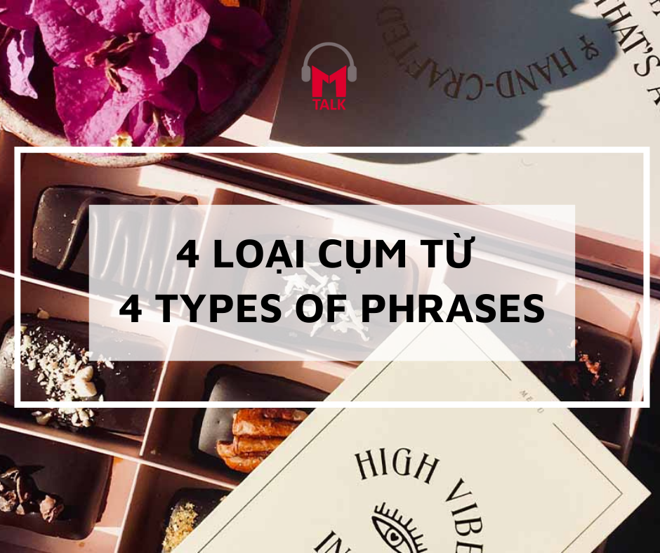 Read more about the article 4 loại cụm từ-4 Types of Phrases. Ngữ pháp cùng 11Talk